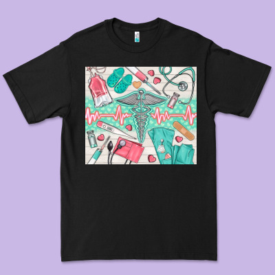 Nurse Medical Equipment Premium Tee Designed By Tumblerdesignbyshophia