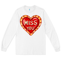 White valentine's day hearts 6 Long Sleeve Tee - FaDigitalArtStudio
