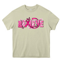 Mossy Cancer Believe Heavy Core Tee - NancyCooperArtShop