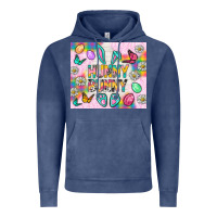 Vintage Denim Hunny Bunny And Egg Easter Tumbler Vintage Hoodie - BundleAndBundleShop