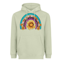 Matcha rainbow sunflower Heavyweight Hoodie - AdoDesignShop
