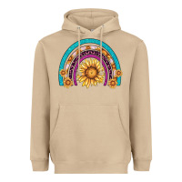 Mushroom rainbow sunflower Heavyweight Hoodie - AdoDesignShop