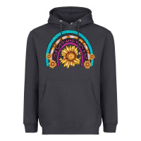 Smoke rainbow sunflower Heavyweight Hoodie - AdoDesignShop
