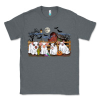 Charcoal Heather halloween pigs Classic Tee - CowGirlArtShop