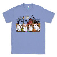 Colony Blue halloween pigs Classic Tee - CowGirlArtShop