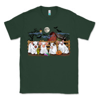 Sports Green halloween pigs Classic Tee - CowGirlArtShop