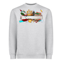 Heather Grey preview teachers name Heavyweight Sweatshirt - AdoDesignShop