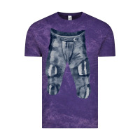 Cloud Purple football padded pant fa element Vintage Tee - FaDigitalArtStudio