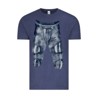 Vintage Denim football padded pant fa element Vintage Tee - FaDigitalArtStudio