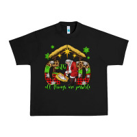 Black with god all things are possible santa baby jesus Urban Heavy Tee - Jasminsmagicworld
