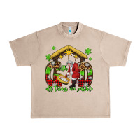 French Oak with god all things are possible santa baby jesus Urban Heavy Tee - Jasminsmagicworld