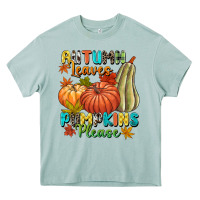 Arona Autumn leaves pumpkins please Heavy Core Tee - NancyCooperArtShop