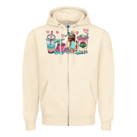 Sandshell nurse  coffee cup Zipper Hoodie - AdoDesignShop