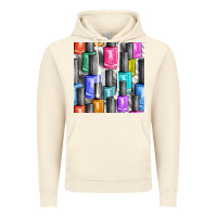 Vintage Artic colorful nail polish seamless pattern bbs Vintage Hoodie - BundleAndBundleShop