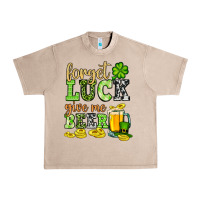 French Oak St. Patrick's Forget luck give me beer Urban Heavy Tee - OliviaCreatesArt
