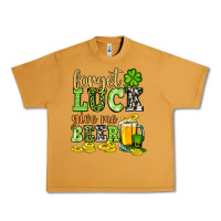 Peanut Butter St. Patrick's Forget luck give me beer Urban Heavy Tee - OliviaCreatesArt