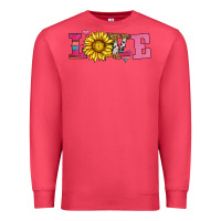 Cardinal love sunflower valentines day Premium Sweatshirt - AdoDesignShop