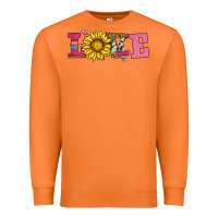 Carrot love sunflower valentines day Premium Sweatshirt - AdoDesignShop