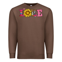 Chestnut love sunflower valentines day Premium Sweatshirt - AdoDesignShop