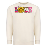 Sandshell love sunflower valentines day Premium Sweatshirt - AdoDesignShop