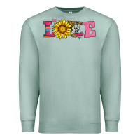 Seafoam love sunflower valentines day Premium Sweatshirt - AdoDesignShop