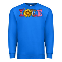 True Royal love sunflower valentines day Premium Sweatshirt - AdoDesignShop