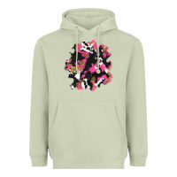 Matcha valentine's day cow patches Heavyweight Hoodie - AdoDesignShop