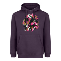 Plum valentine's day cow patches Heavyweight Hoodie - AdoDesignShop