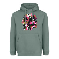 Sage valentine's day cow patches Heavyweight Hoodie - AdoDesignShop
