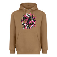 Toasted Coconut valentine's day cow patches Heavyweight Hoodie - AdoDesignShop