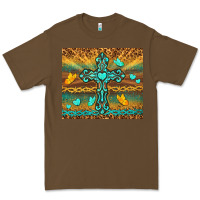 Cacao western cross Premium Tee - TumblerDesignByShophia