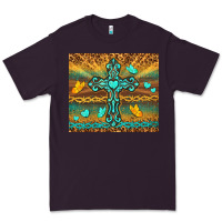 Plum western cross Premium Tee - TumblerDesignByShophia