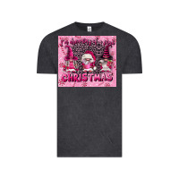 Vintage Black i'm dreaming of a pink christmas Vintage Tee - FaDigitalArtStudio