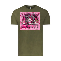 Vintage Olive i'm dreaming of a pink christmas Vintage Tee - FaDigitalArtStudio