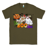 Army Green the boo crew Classic Tee - CowGirlArtShop