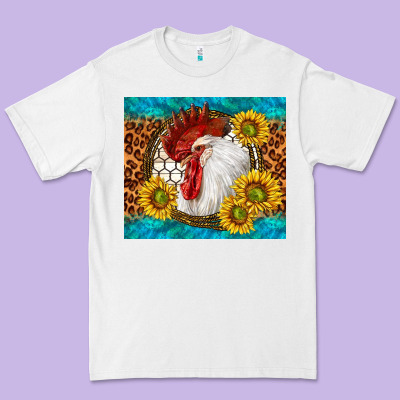 Western Rooster Premium Tee Designed By Tumblerdesignbyshophia