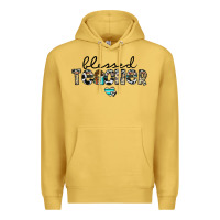 Antique Gold blessed teacher Premium Hoodie - CowhideDigitalArt