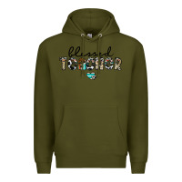 Army Green blessed teacher Premium Hoodie - CowhideDigitalArt