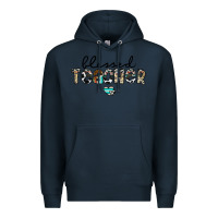 Navy blessed teacher Premium Hoodie - CowhideDigitalArt