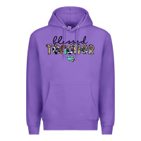 Purple blessed teacher Premium Hoodie - CowhideDigitalArt