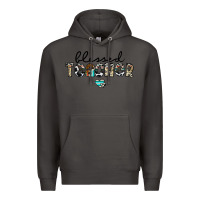 Smoke blessed teacher Premium Hoodie - CowhideDigitalArt