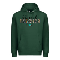 Sports Green blessed teacher Premium Hoodie - CowhideDigitalArt