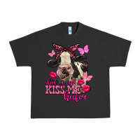 Pigment Black Valentine's Day shut up and kiss me Holstein Cow Urban Heavy Tee - FaDigitalArtStudio