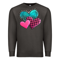 Smoke valentine's day hearts Premium Sweatshirt - AdoDesignShop