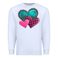 Valentine's Day Hearts Premium Sweatshirt | Teevron