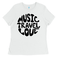 White music travel love Ladies Tee - baoMotion