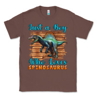 Chestnut just a boy who loves baby spinosaurus Classic Tee - Artiststas