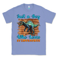 Colony Blue just a boy who loves baby spinosaurus Classic Tee - Artiststas