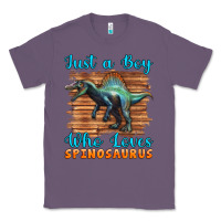 Lavender just a boy who loves baby spinosaurus Classic Tee - Artiststas