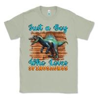Matcha just a boy who loves baby spinosaurus Classic Tee - Artiststas